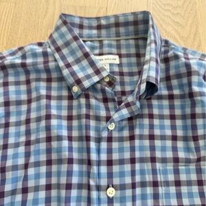 Men’s large Peter Millar long sleeve button up shirt